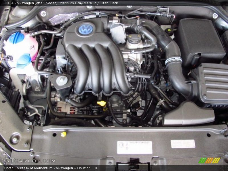 Platinum Gray Metallic / Titan Black 2014 Volkswagen Jetta S Sedan