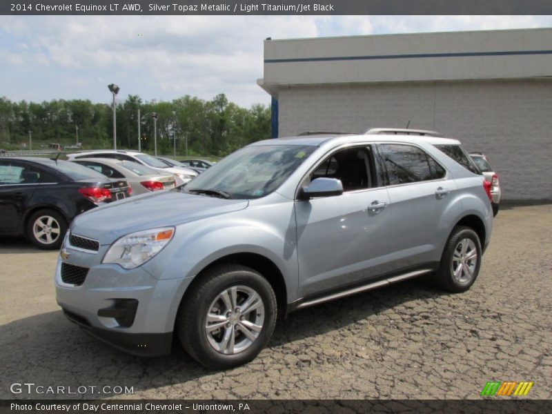 Silver Topaz Metallic / Light Titanium/Jet Black 2014 Chevrolet Equinox LT AWD