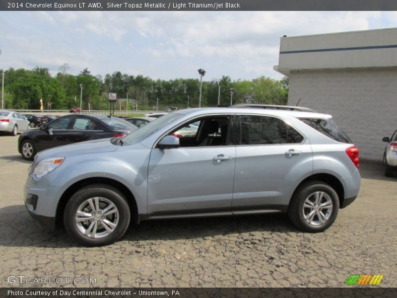 Silver Topaz Metallic / Light Titanium/Jet Black 2014 Chevrolet Equinox LT AWD