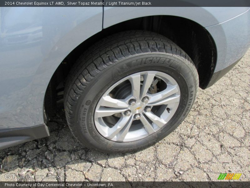 Silver Topaz Metallic / Light Titanium/Jet Black 2014 Chevrolet Equinox LT AWD