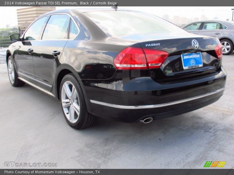 Black / Cornsilk Beige 2014 Volkswagen Passat TDI SEL Premium