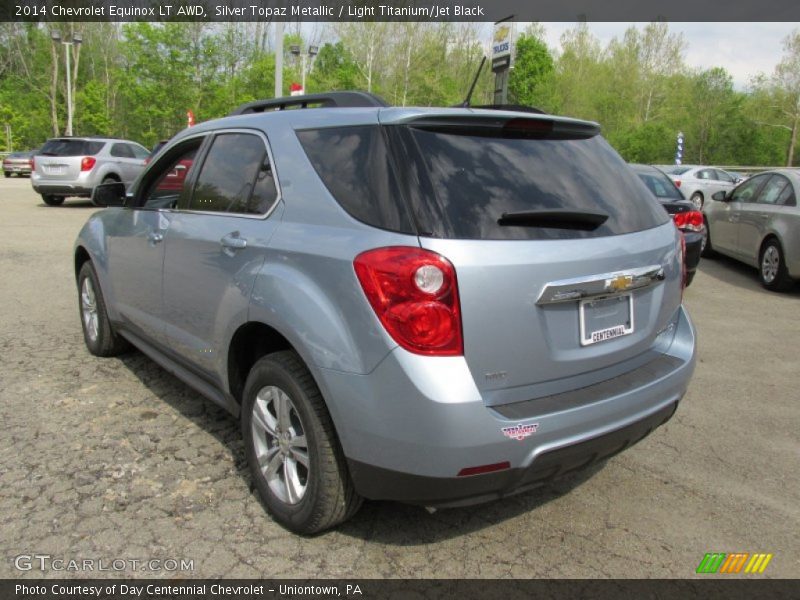 Silver Topaz Metallic / Light Titanium/Jet Black 2014 Chevrolet Equinox LT AWD