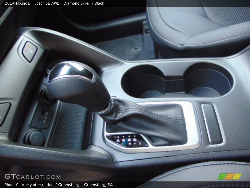 Diamond Silver / Black 2014 Hyundai Tucson SE AWD