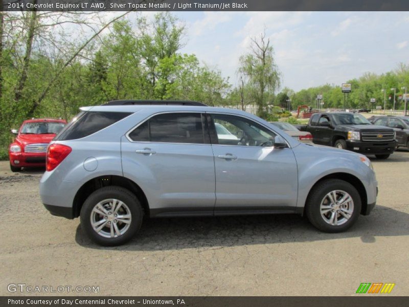 Silver Topaz Metallic / Light Titanium/Jet Black 2014 Chevrolet Equinox LT AWD