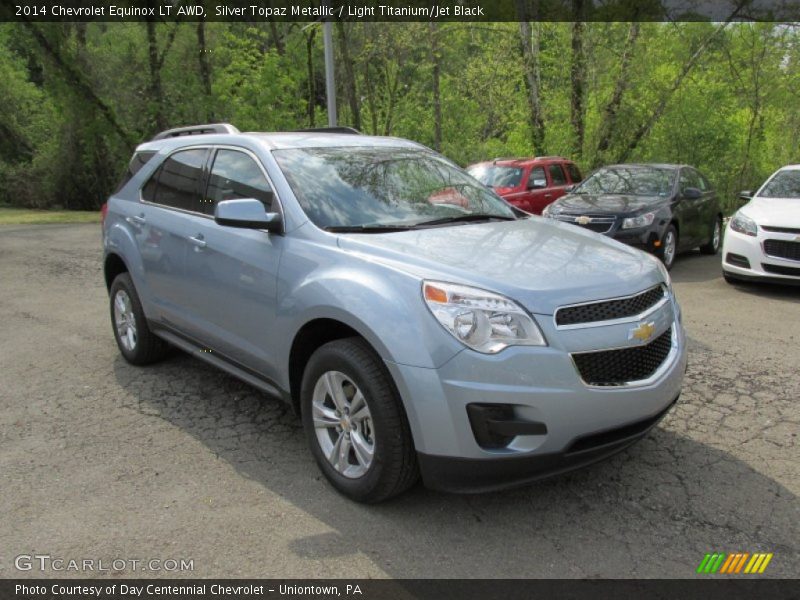 Silver Topaz Metallic / Light Titanium/Jet Black 2014 Chevrolet Equinox LT AWD