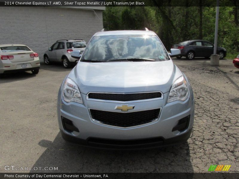 Silver Topaz Metallic / Light Titanium/Jet Black 2014 Chevrolet Equinox LT AWD