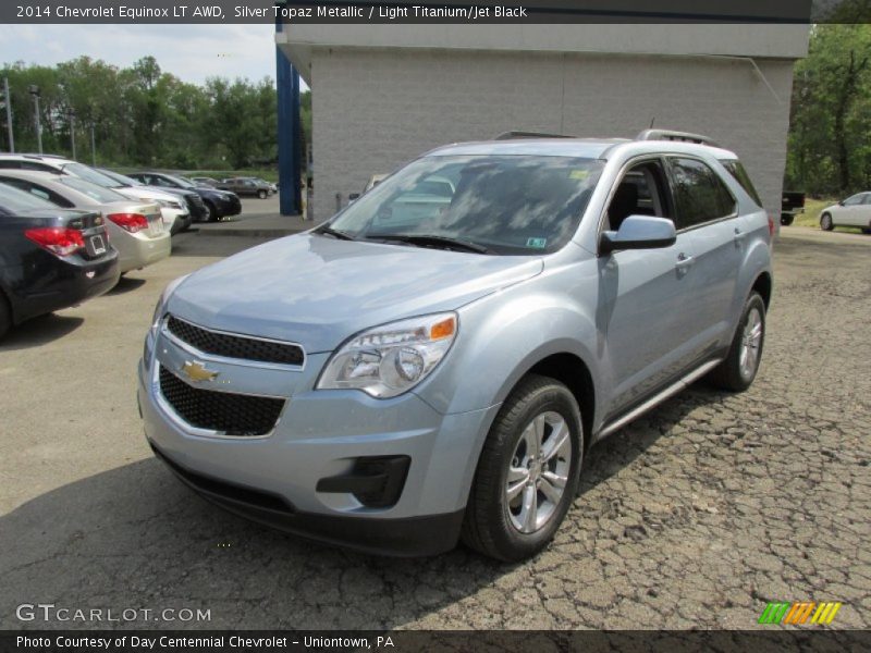 Silver Topaz Metallic / Light Titanium/Jet Black 2014 Chevrolet Equinox LT AWD