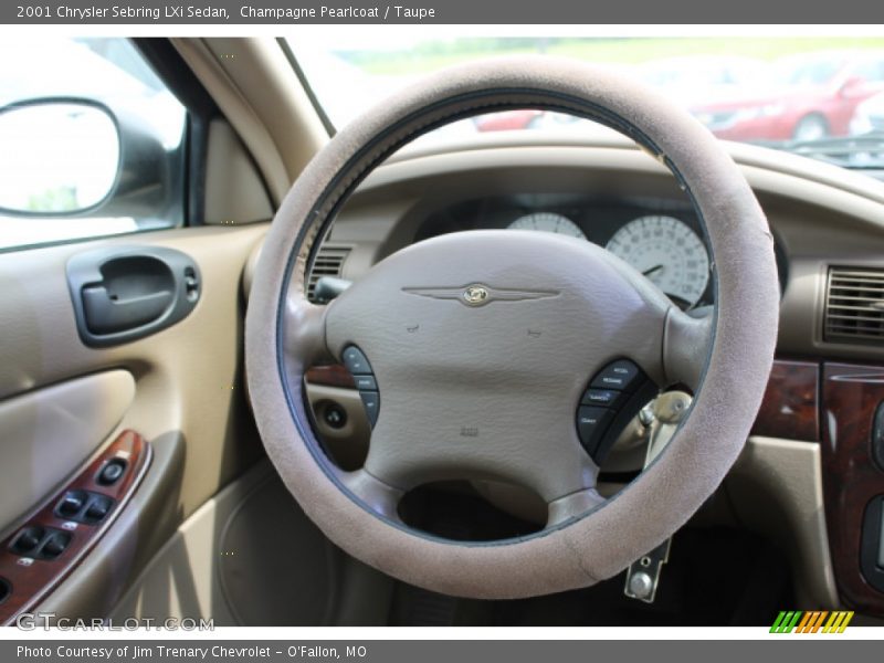 Champagne Pearlcoat / Taupe 2001 Chrysler Sebring LXi Sedan