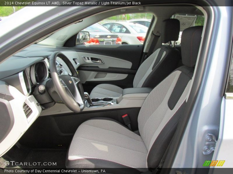 Silver Topaz Metallic / Light Titanium/Jet Black 2014 Chevrolet Equinox LT AWD