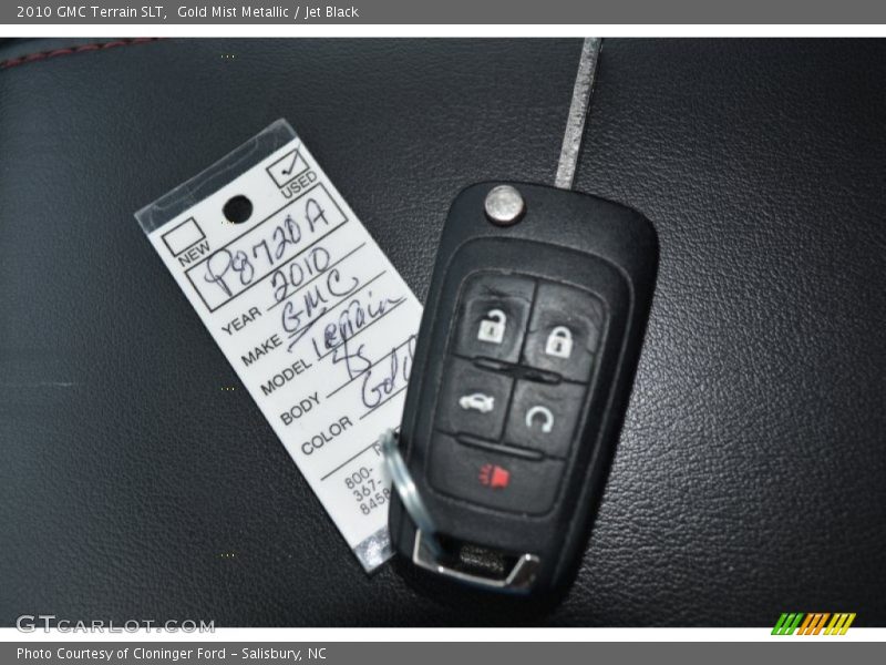 Gold Mist Metallic / Jet Black 2010 GMC Terrain SLT