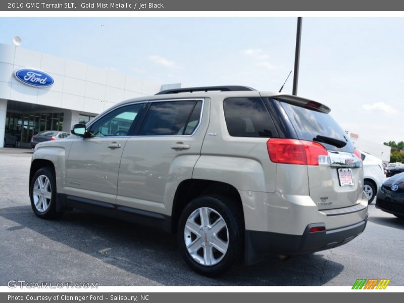 Gold Mist Metallic / Jet Black 2010 GMC Terrain SLT