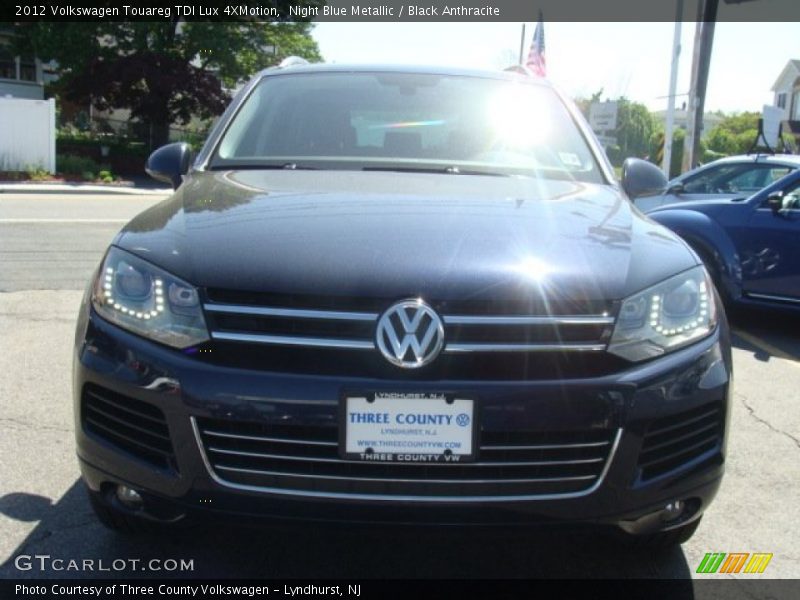 Night Blue Metallic / Black Anthracite 2012 Volkswagen Touareg TDI Lux 4XMotion