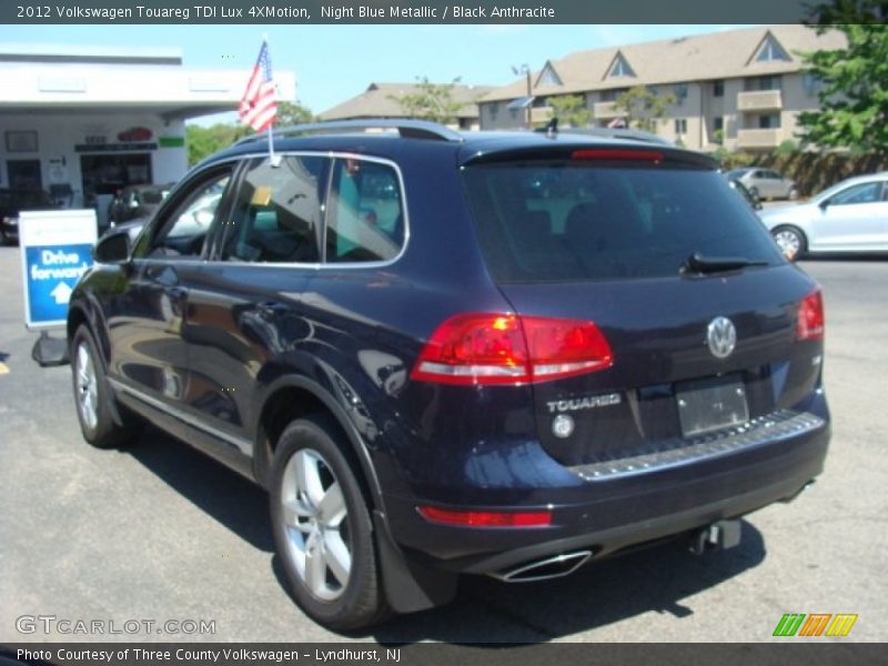 Night Blue Metallic / Black Anthracite 2012 Volkswagen Touareg TDI Lux 4XMotion