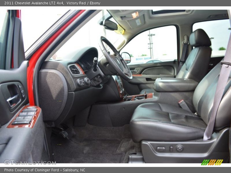 Victory Red / Ebony 2011 Chevrolet Avalanche LTZ 4x4