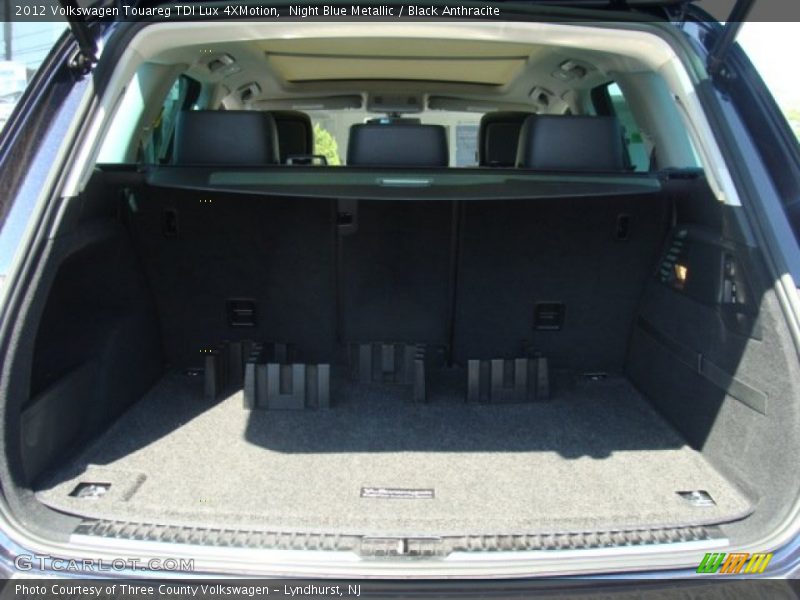 Night Blue Metallic / Black Anthracite 2012 Volkswagen Touareg TDI Lux 4XMotion
