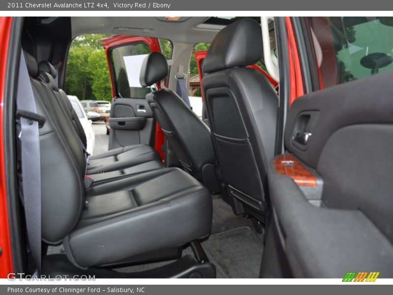 Victory Red / Ebony 2011 Chevrolet Avalanche LTZ 4x4