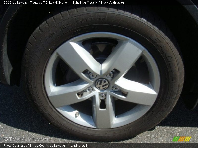 Night Blue Metallic / Black Anthracite 2012 Volkswagen Touareg TDI Lux 4XMotion