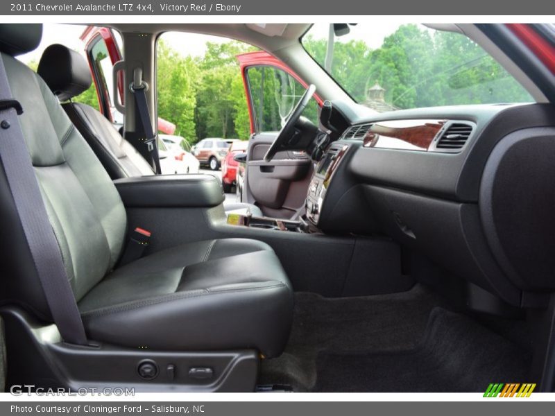 Victory Red / Ebony 2011 Chevrolet Avalanche LTZ 4x4