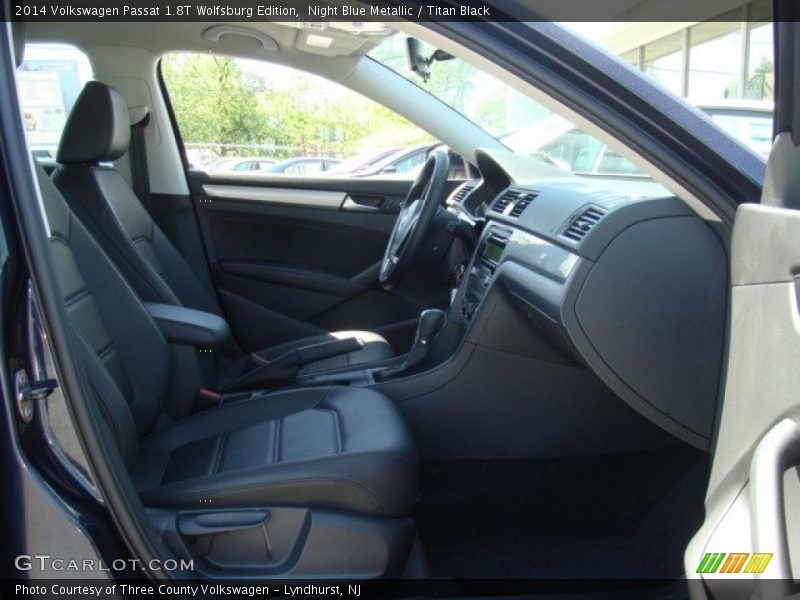 Night Blue Metallic / Titan Black 2014 Volkswagen Passat 1.8T Wolfsburg Edition