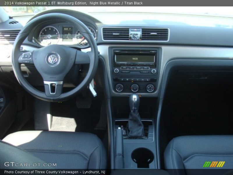 Night Blue Metallic / Titan Black 2014 Volkswagen Passat 1.8T Wolfsburg Edition