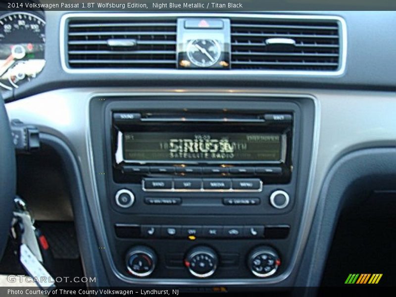Night Blue Metallic / Titan Black 2014 Volkswagen Passat 1.8T Wolfsburg Edition