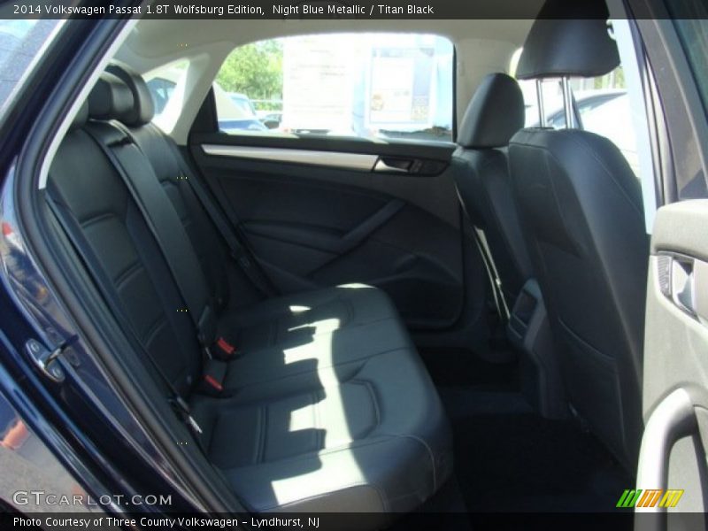 Night Blue Metallic / Titan Black 2014 Volkswagen Passat 1.8T Wolfsburg Edition