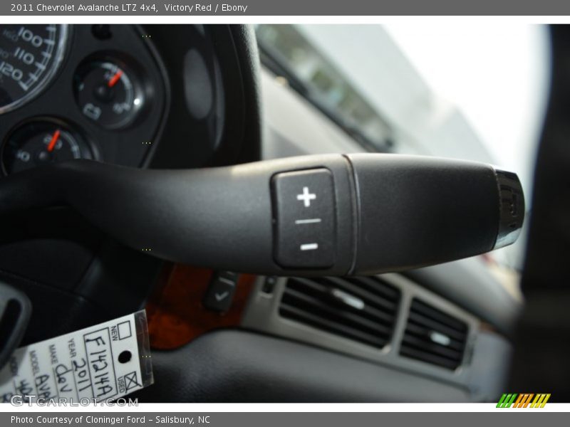 Victory Red / Ebony 2011 Chevrolet Avalanche LTZ 4x4