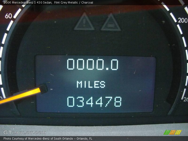 Flint Grey Metallic / Charcoal 2006 Mercedes-Benz S 430 Sedan