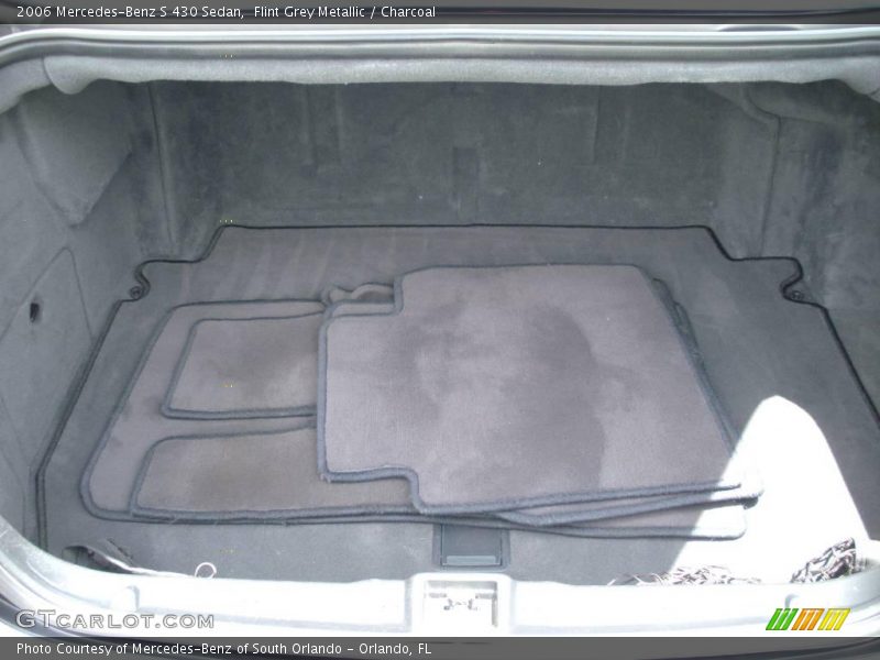 Flint Grey Metallic / Charcoal 2006 Mercedes-Benz S 430 Sedan