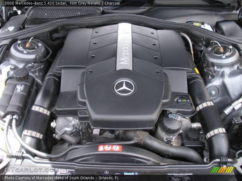 Flint Grey Metallic / Charcoal 2006 Mercedes-Benz S 430 Sedan