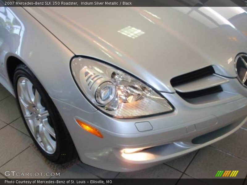 Iridium Silver Metallic / Black 2007 Mercedes-Benz SLK 350 Roadster