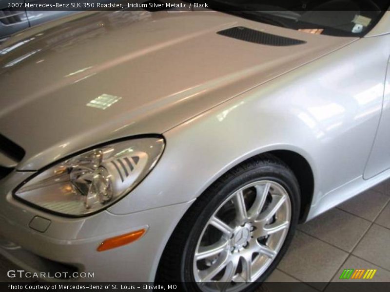 Iridium Silver Metallic / Black 2007 Mercedes-Benz SLK 350 Roadster