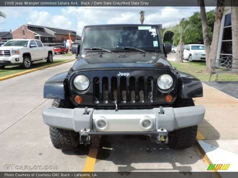 Black / Dark Slate Gray/Med Slate Gray 2008 Jeep Wrangler Unlimited Sahara 4x4