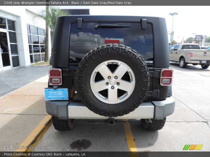 Black / Dark Slate Gray/Med Slate Gray 2008 Jeep Wrangler Unlimited Sahara 4x4