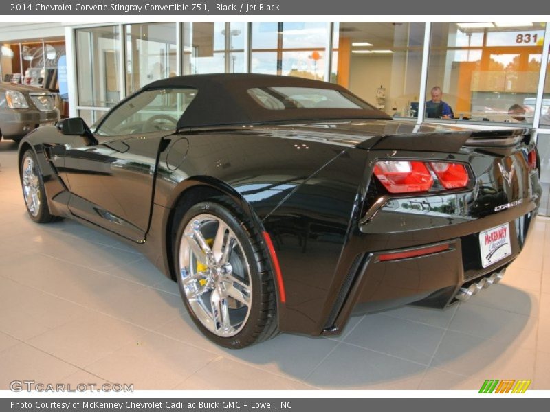 Black / Jet Black 2014 Chevrolet Corvette Stingray Convertible Z51