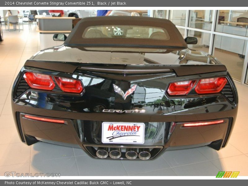 Black / Jet Black 2014 Chevrolet Corvette Stingray Convertible Z51
