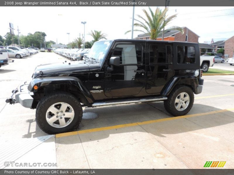Black / Dark Slate Gray/Med Slate Gray 2008 Jeep Wrangler Unlimited Sahara 4x4