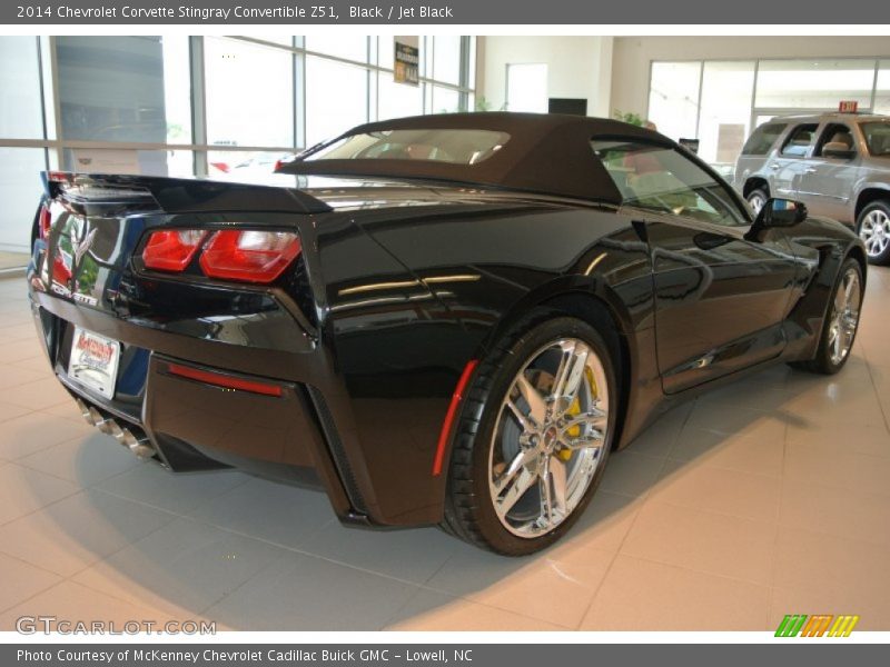 Black / Jet Black 2014 Chevrolet Corvette Stingray Convertible Z51