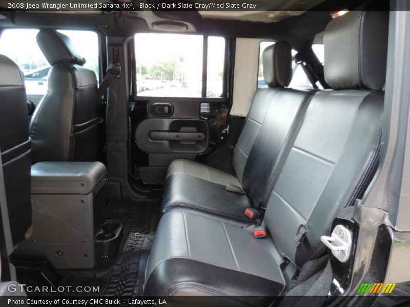 Black / Dark Slate Gray/Med Slate Gray 2008 Jeep Wrangler Unlimited Sahara 4x4