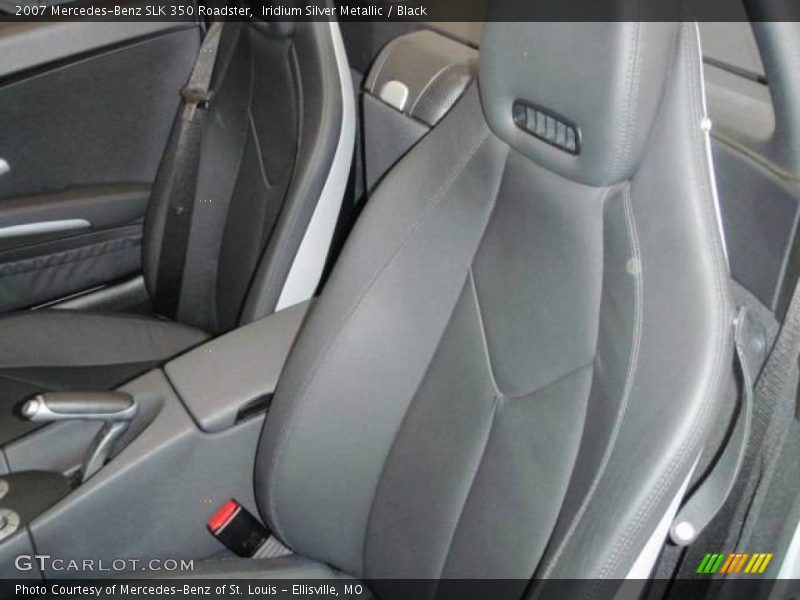 Iridium Silver Metallic / Black 2007 Mercedes-Benz SLK 350 Roadster