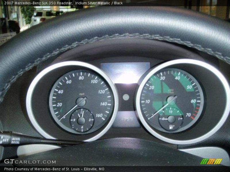 Iridium Silver Metallic / Black 2007 Mercedes-Benz SLK 350 Roadster