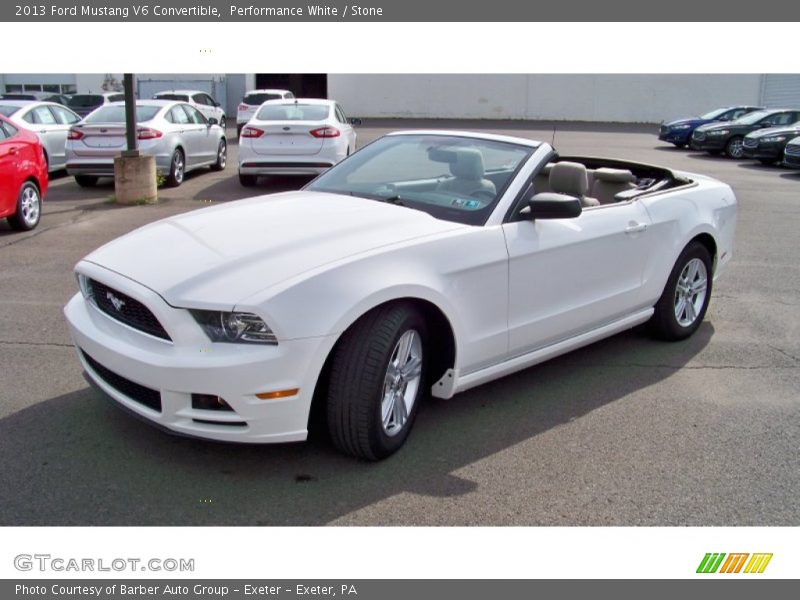 Performance White / Stone 2013 Ford Mustang V6 Convertible