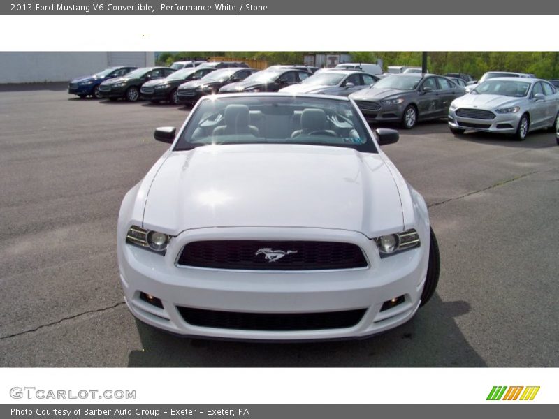 Performance White / Stone 2013 Ford Mustang V6 Convertible