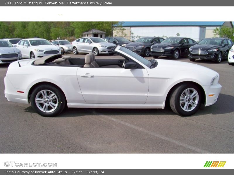 Performance White / Stone 2013 Ford Mustang V6 Convertible