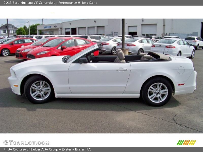 Performance White / Stone 2013 Ford Mustang V6 Convertible