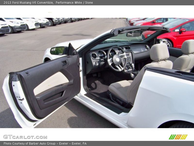 Performance White / Stone 2013 Ford Mustang V6 Convertible