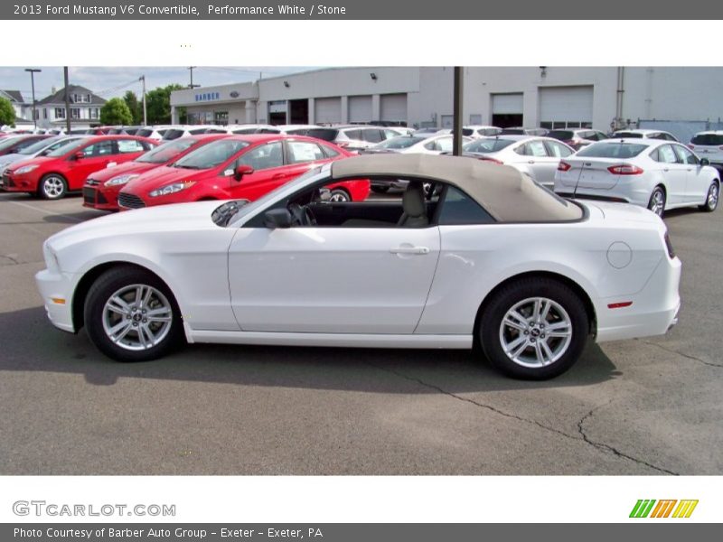 Performance White / Stone 2013 Ford Mustang V6 Convertible