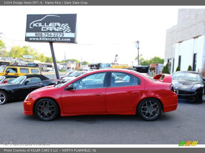 Flame Red / Dark Slate Gray 2004 Dodge Neon SRT-4
