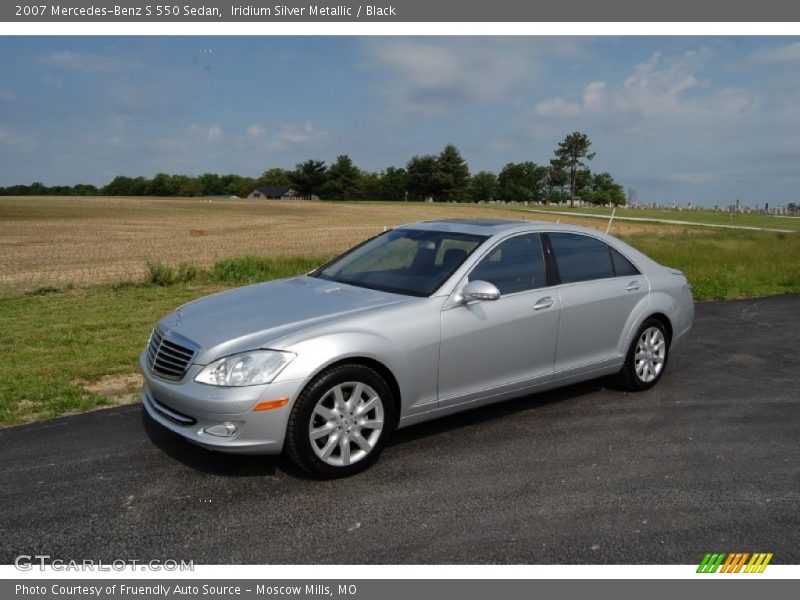 Iridium Silver Metallic / Black 2007 Mercedes-Benz S 550 Sedan