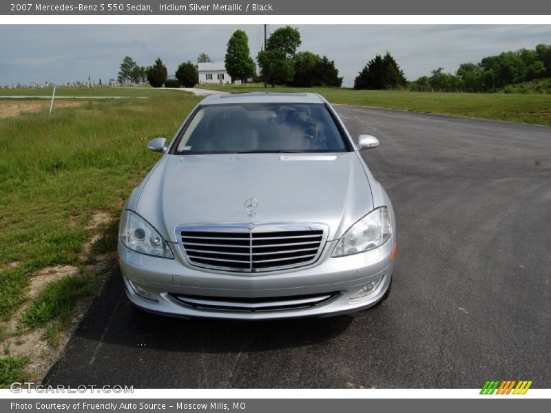 Iridium Silver Metallic / Black 2007 Mercedes-Benz S 550 Sedan